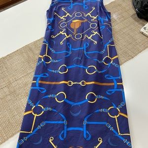 Blue saddle dress j.McLaughlin